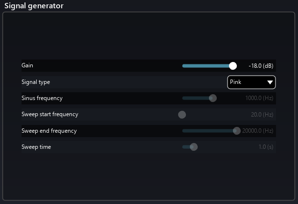 Signal Generator Section