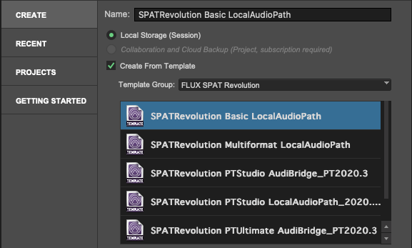 Create a new session