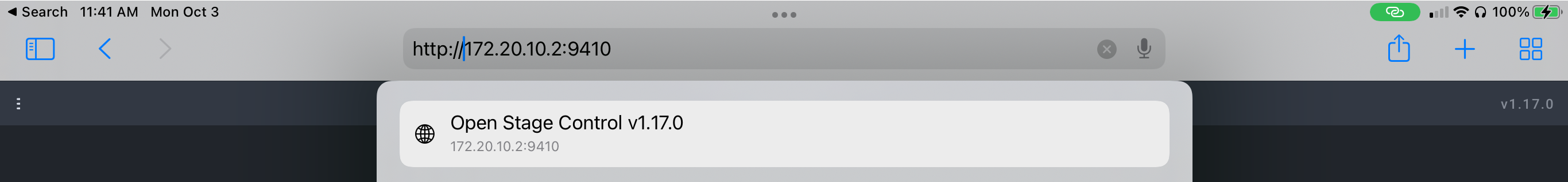 Reaching the server from Ipad